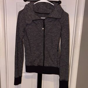 lululemon size 4 Gray Zip-Up Hoodie
